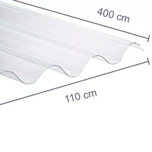 policarbonato ondulado compacto gran onda 400 x 110 cm