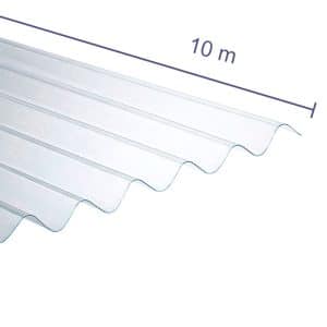 policarbonato ondulado compacto mini onda 10 metros