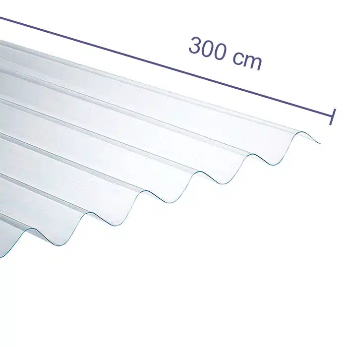 policarbonato ondulado compacto mini onda 3 metros